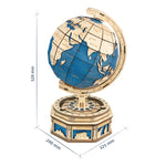 Robotime Globe Earth 567 stuks 3D houten puzzelspellen Oceaankaart Bal Assembleer Model Speelgoed XMS Cadeau voor kinderen Jongens Dropshipping
