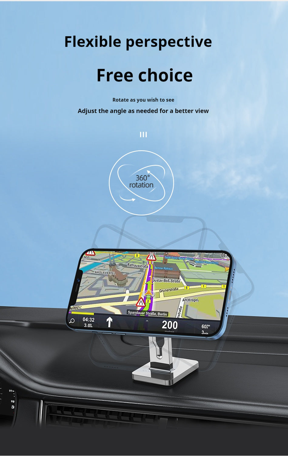 AWEI Mini Autotelefoonhouder