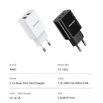 AWEI TYPE-C-kabel Kabel 1M Oplaadkop