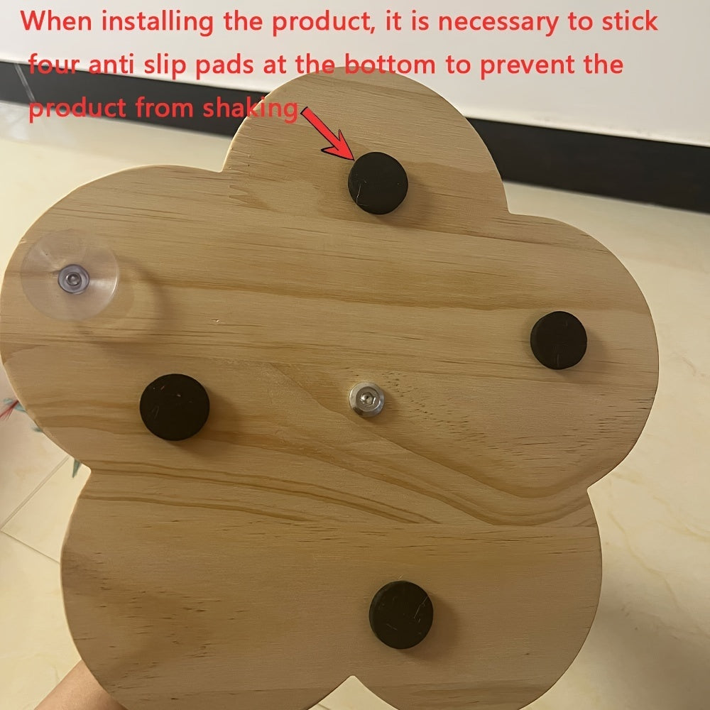 Interactieve kattenkrabpaal met roterend platform - Duurzame krabpaal met fluwelen touw en bal, geschikt voor kittens en volwassen katten, meerlaags ontwerp met hangende speeltjes, huisdieraccessoires, kattenspeelgoed