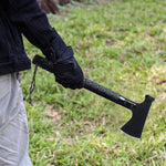 9-in-1 draagbare overlevingsbijl, multifunctioneel gereedschap voor kamperen in de jungle, bomen kappen, wandelen, noodgevallen, outdooravonturen, backpacken, bushcraft en overlevingsuitrusting in de wildernis
