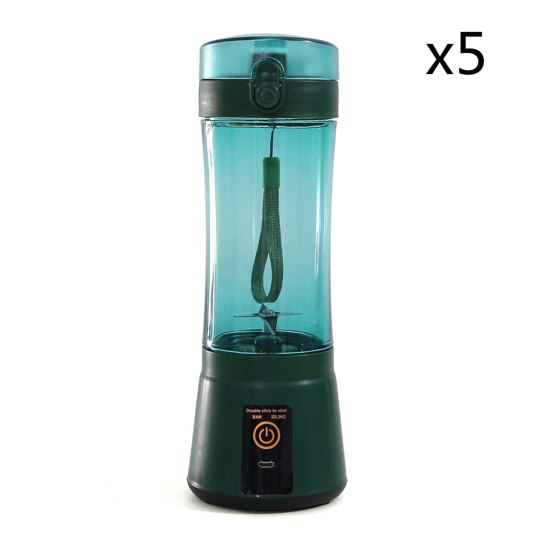 Draagbare elektrische fruitpers, draadloos, USB-oplaadbaar, mini-mixer, multifunctionele zomerse smoothieblender, keukenbenodigdheden