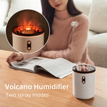 Vulkanische vlam aroma etherische olie diffuser USB draagbare kwallen luchtbevochtiger nachtlampje lamp geurbevochtiger