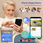 Voederhuisje met camera, AI-herkenning van vogelsoorten, slimme vogelcamera op zonne-energie, automatische opname van 2K-video's van vogels in de achtertuin, directe meldingen, ideale cadeaus voor familie en vogelliefhebbers