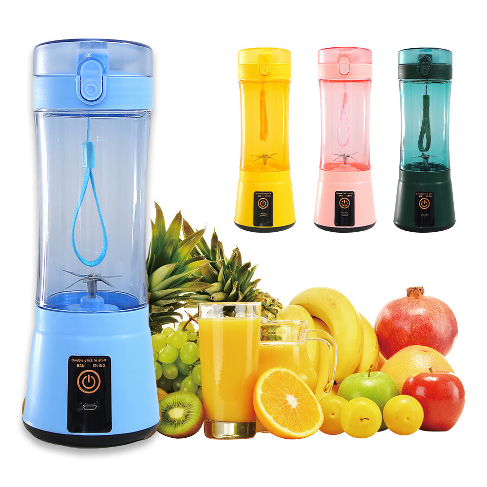 Draagbare elektrische fruitpers, draadloos, USB-oplaadbaar, mini-mixer, multifunctionele zomerse smoothieblender, keukenbenodigdheden