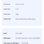 AWEI PD Snellaadautolader 33W