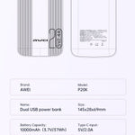 AWEI Powerbank Met Klein Formaat En Grote Capaciteit