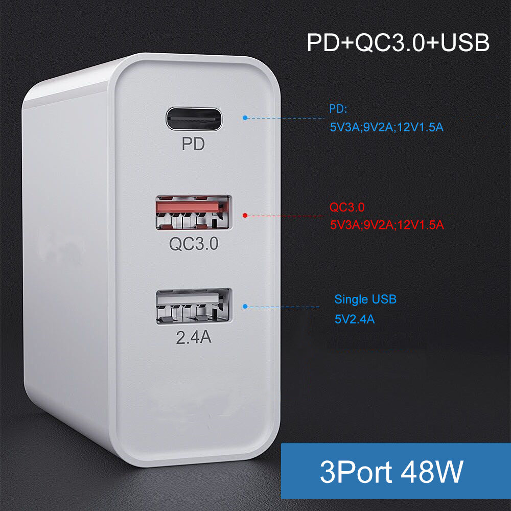 Snellader Mobiele Telefoonlader Oplaadkop