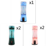 Draagbare elektrische fruitpers, draadloos, USB-oplaadbaar, mini-mixer, multifunctionele zomerse smoothieblender, keukenbenodigdheden