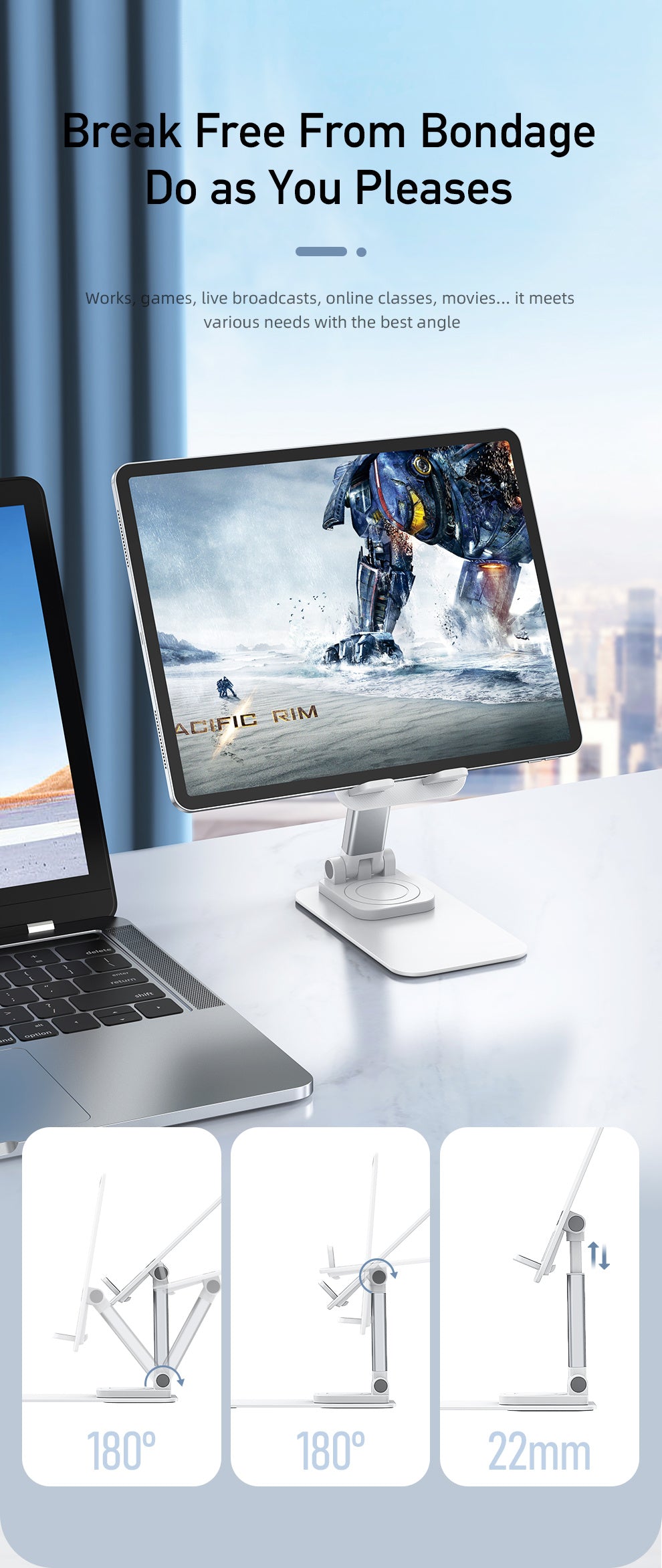 AWEI Desktop Opvouwbare Telefoonhouder