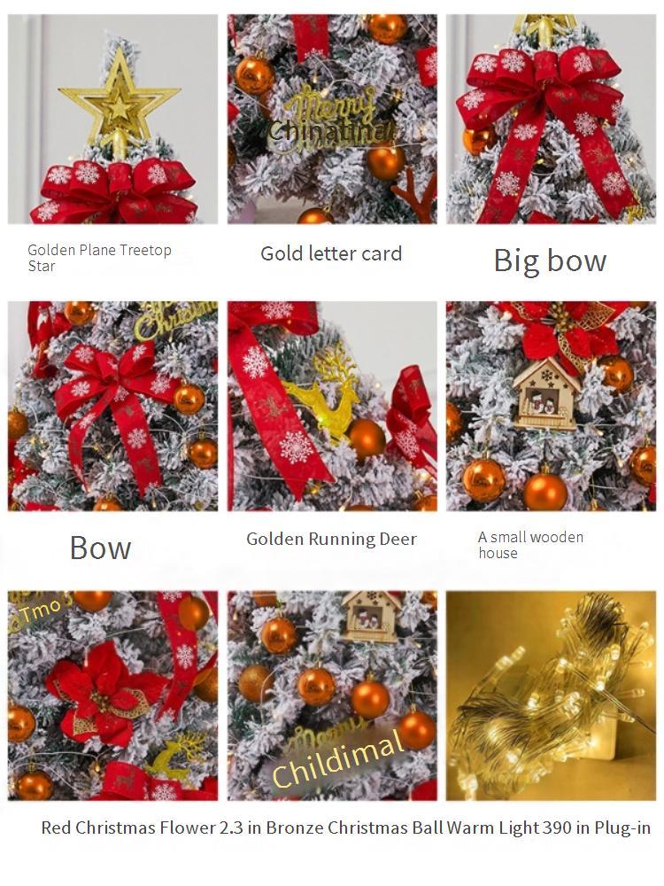 Prachtige gecodeerde kerstboom met ornamenten voor feestelijke seizoensdecoratie - rode herdenkingsdag