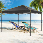 3 x 3 m zusammenklappbarer Pavillon, wasserdichter Pavillon, Partyzelt mit 4-seitiger Wand, Pop-Up-Gartenmarkise, Anti-UV, für Garten- und Hofzelt im Freien