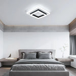 Quadratische Acryl-Deckenleuchte, moderne LED-Deckenleuchte, weiße 6500K LED-Deckenleuchten für Schlafzimmer, Büro, Küche, Wohnzimmer