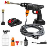 Draadloze hogedrukreiniger met 50 bar waterdruk, spuitpistool voor autowassen, hogedrukreinigingsmachine voor Makita 21V-accu