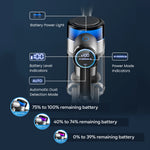 Inse S9X draadloze stofzuiger, 55 kPa, 1 liter stofreservoir, batterij-indicator, geschikt voor dierenhaar en tapijt