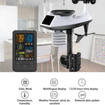 Wifi Wetter Station Smart Tuya Hause Digitale Wind Geschwindigkeit Richtung Niederschlag Licht Index Luft Qualität Temperatur Feuchtigkeit Monitor