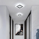 Quadratische Acryl-Deckenleuchte, moderne LED-Deckenleuchte, weiße 6500K LED-Deckenleuchten für Schlafzimmer, Büro, Küche, Wohnzimmer