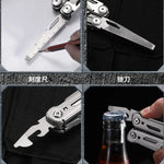 Daicamping DL10 Notfall Zange Klappmesser Multitool Taktische Klemme Kombination Überleben Getriebe Clip Multifunktionale Multi Tool