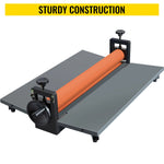 VEVOR 25,6"x1" handmatige koudrol lamineermachine voor vellen, documenten en plasticizer, geschikt voor posters, schilderijen, foto's, boekomslagen en A3/A4-papier.