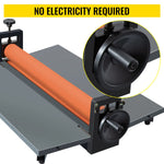 VEVOR 25,6"x1" handmatige koudrol lamineermachine voor vellen, documenten en plasticizer, geschikt voor posters, schilderijen, foto's, boekomslagen en A3/A4-papier.