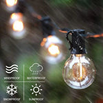 G40 Outdoor Lichterketten LED Party Girlande Dimmbare Globus Glühbirnen Fee Lampe Für Straße Terrasse Garten Camping Terrasse Dekoration