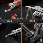 Daicamping DL10 Notfall Zange Klappmesser Multitool Taktische Klemme Kombination Überleben Getriebe Clip Multifunktionale Multi Tool