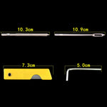 Auto Reifen Reparatur Set Punktion Reparatur Werkzeuge Auto Van Motorrad Fahrrad Notfall Heavy Duty Tubeless Reifen Reparatur Kit Niet Werkzeug Set