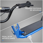 Homcom Roller für Kinder von 5-12 Jahren 12-Zoll-Räder Einstellbare Bremse und Lenker Blau
