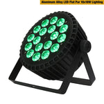 SHEHDS Aluminiumlegierung LED Flat Par 18x12W/18x18W RGBWA Licht UV Wireless DMX 512 mit Fight Case für DJ Disco Party Projektor