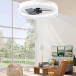Moderner Deckenventilator mit Lichtern, dimmbar, LED mit Ventilator, Fernbedienung, leises kreatives Design für Schlafzimmer, Küche, Esszimmer