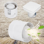 12W wandafzuigventilator voor badkamer, keuken, garage, buisventilator 100 mm 220V DHL