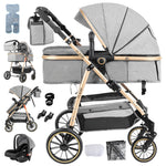Magic zc leichter Kinderwagen Kinderwagen 3 in 1 Kinderwagen Kinderwagen für Baby leichte Wagen Kinderwagen pu 3 in1 Kinderwagen