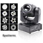 U'King 120 W LED Strahl Moving Head Licht RGB Farbmischung 8 Muster DMX Effekt Licht Rotierendes Bühnenlicht für DJ Show Party KTV