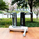 Tragbare Mini-Tabakpfeife mit trocken brennender Tabakpfeife aus Aluminiumlegierung und Glas, Raucherzubehör, Geschenke