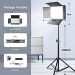 LED Foto Studio Licht Für Youbute Spiel Live Video Beleuchtung Auf Kamera 40W/50W Tragbare Video Aufnahme fotografie Panel Lampe