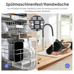 XL 11,5L Doppelkorb-Heißluftfritteuse mit Sichtfenster, 8 Voreingestellte Kochfunktionen Vielseitiger Smarter Kocher zum Backen, Braten und Aufwärmen