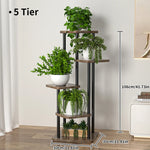 Plantenstandaard, ijzeren standaard met 6/7/8 lagen, plantenrek, plantenorganizer, opbergstandaard, plantenhouder, displaystandaard, tuindecoratie