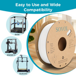 Sovol 2/6/10KG PETG-filament 1,75 mm zwart wit, groothandel 2/6/10 rollen PLA ABS PETG-plastic voor 3D-printers