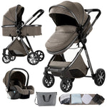 Kinderwagen 3-in-1-Wagen Babybett Kinderwagen für Neugeborene Luxus faltbar leicht Reisen Neugeborene Mutter Kleinkind Kinder Kind Nest