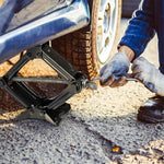 Auto-Scherenheber, 1,5 T/2,5 T, tragbar, arbeitssparend, handgekurbelter Auto-Wagenheber, Auto-Reparatur- und Reifenersatz-Werkzeug für Auto-SUV