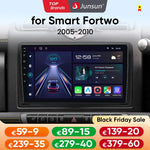 Junsun Android 14 Autoradio für Mercedes Benz Smart Fortwo 451 2005–2010 Stereo für Apple Wireless CarPlay Multimedia GPS FM RDS 4G