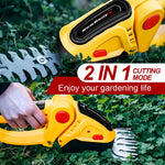 NEWBENY 2 IN 1 Elektrische Heckenschere Handheld Akku-rasenmäher Beschneiden Schere Garten Power Tool Für Makita Batterie Pin