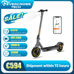 EVERCROSS TECH EV10S MAX Abektroroller Faltbar Pot App, 500 W Motor, Reichweite bis zu km, 10 Tubeless