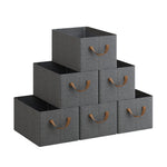 3/5/6 stuks opvouwbare stoffen opbergkubussen voor kast, speelgoed, ondergoed, kledingorganizer, opbergdoos, kledingkast, thuisopbergorganizer