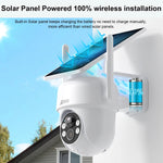 ANRAN Solarkamera 1/2 Stück 3/5 MP Outdoor 2,4G Wifi Überwachungskamera Batteriekameras Heimüberwachung Schutz PIR Menschenerkennung