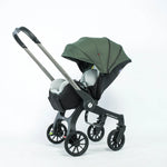 EU-LAGER 4-in-1-Kinderwagen, multifunktionaler Kinderwagen für Neugeborene, faltbarer Korb-Sitz, leichter Reise-Kinderwagen-Autositz