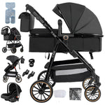 Magic zc leichter Kinderwagen Kinderwagen 3 in 1 Kinderwagen Kinderwagen für Baby leichte Wagen Kinderwagen pu 3 in1 Kinderwagen