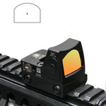 Mini MR Red Dot Vizier Collimator Geweer Reflexvizier Richtkijker gemonteerd op 20mm rail voor airsoft-/jacht