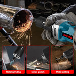 ONEVAN 2000 W Bürstenlosen Elektrischen Stabschleifer Handheld Cordless 4 Geschwindigkeit Variable Einstellen Rotary Power Tools Für Makita Batterie pin