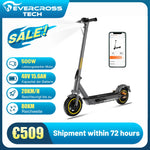 EVERCROSS TECH EV10S MAX Abektroroller Faltbar Pot App, 500 W Motor, Reichweite bis zu km, 10 Tubeless